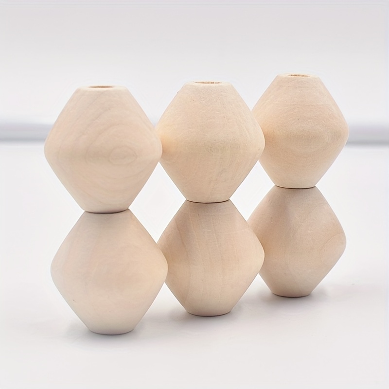 10pcs He Mu Wooden Beads for DIY Accessories